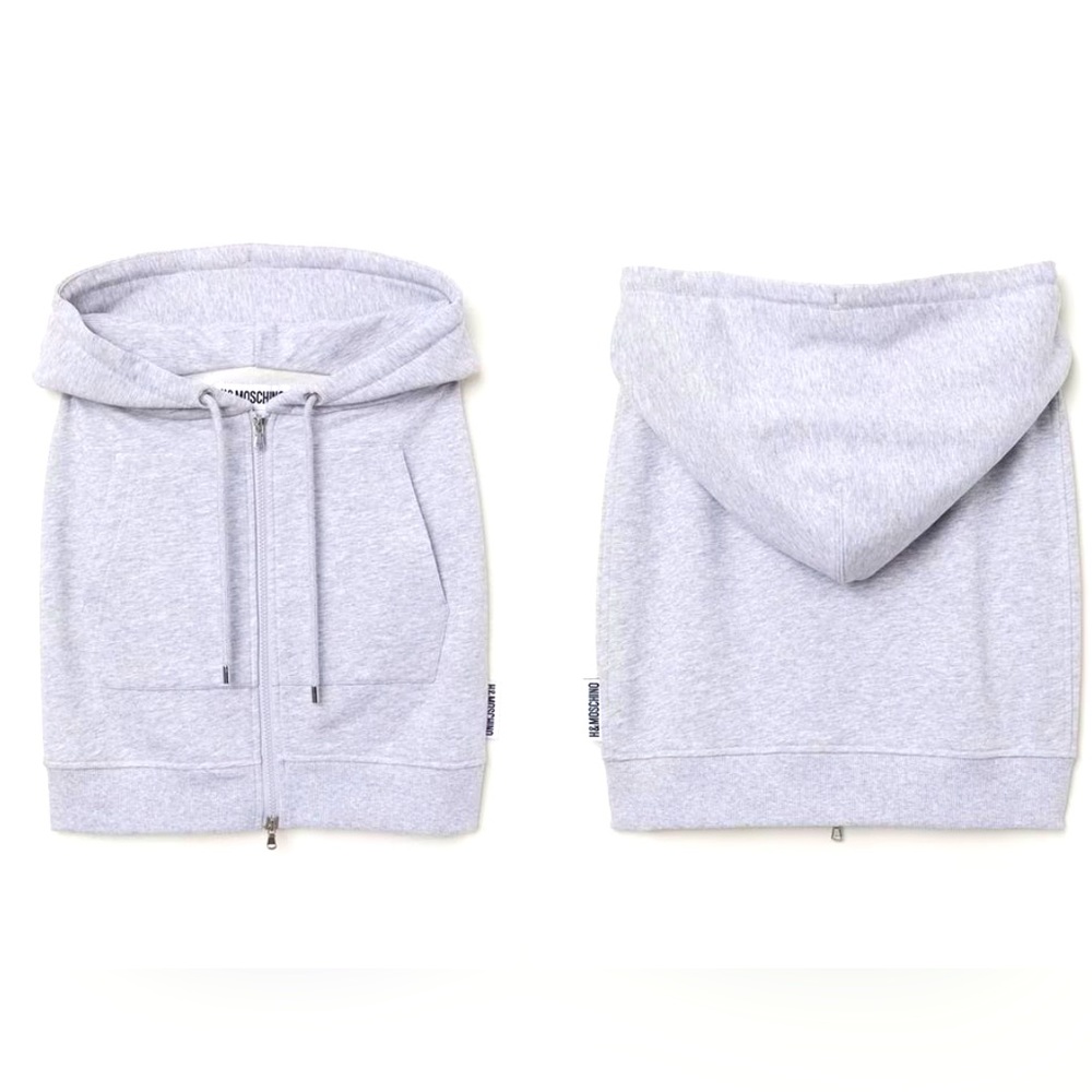 LIMITED EDITION! H&M x Moschino collaboration sweatshirt mini skirt
